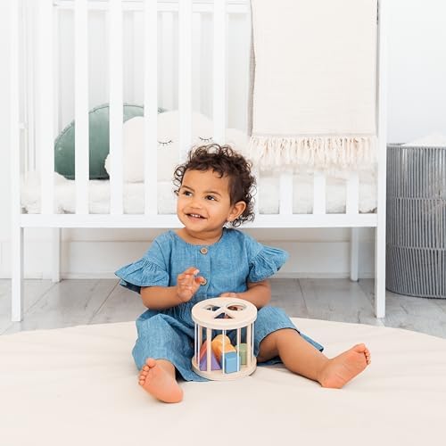 Pearhead Wooden Match and Roll Shape Sorter - Ages 12m+ - Image 6