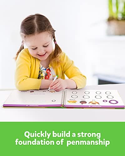 Coogam Learn to Write Workbook, Numbers Letters Practicing Book, ABC Alphabet Sight Words Handwriting Educational Montessori Toy for Home Classroom Kindergarten Preschool Kids - Image 4