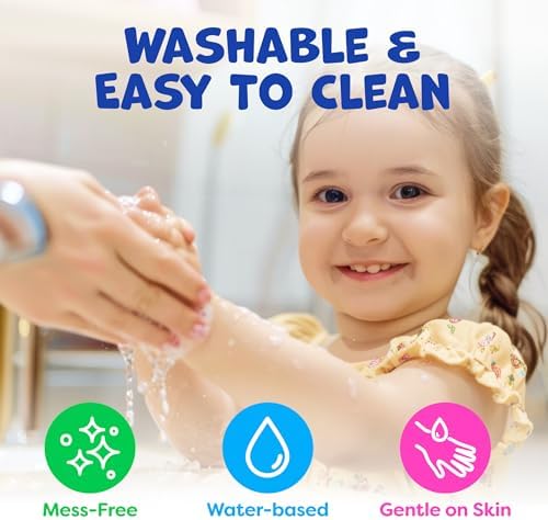 Dot Markers For Toddlers 1-3 - Dot Art Paints Washable For Kids - Includes Printed & PDF Coloring Sheets - Toddler Arts And Crafts for Kids Ages 2-4 - Preschool Learning Activities, Bingo Daubers - Image 2