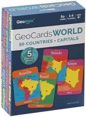 GeoCards World Flash Cards, Countries of the World, Kids Geography Games - Image 6