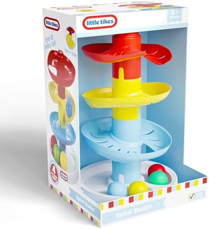 Lollipop Little Tikes Rainbow Tower Ball Drop Toddler Toy - Learning & Developmental Tower for Preschool Educational Games Toys for Kids 6 Months+ by BrooklynLollipop