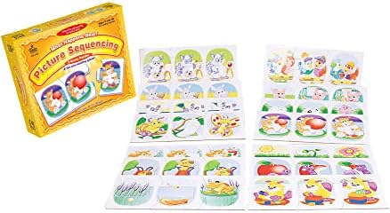 Carson Dellosa What Happens Next? Picture Sequence for Kids Games, 3-Scene Sequencing Puzzles, Pre-Reading and Phonics Preschool Learning Activities for Toddlers Ages 3+ - Image 5