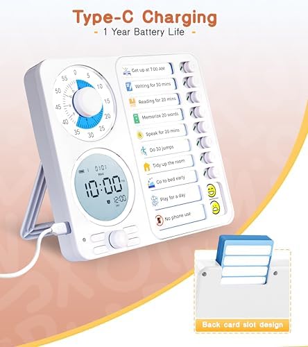 Herloreen Visual Timer for ADHD, Chore Chart & Task Planner for Kids,Adults - Image 6