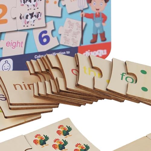 harayaa Numbers Puzzle Math Game Teaching Manipulatives Counting - Image 3