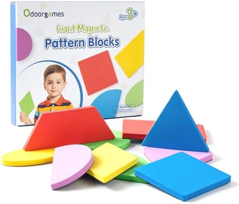 Mini Number Pops 1-10 – Magnetic Pattern Blocks 10 Shapes– Alphabet Learning Toys, Preschool Educational Toys for Classroom - Fun and Engaging Matching Game - Image 6