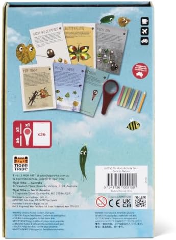Tiger Tribe: Outdoor Adventure Set for Kids, Engaging Nature Exploration Activity Kit with Chalk, Magnifying Glass & More for Ages 5+ - Image 3
