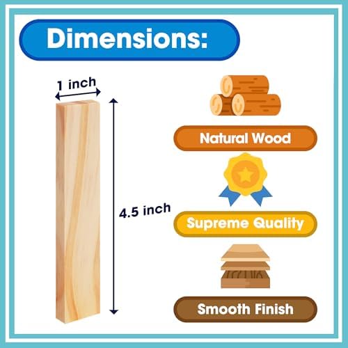Wooden Building Blocks Set - 200-Piece Plank Block Construction Toys, STEM Educational Wood Toy for Kids and Toddlers - Image 4