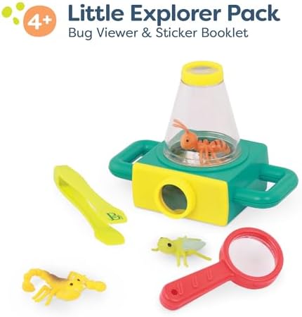 B. toys Kids Microscope Little Explorer Pack 9pc Science Set, Summer - Image 6
