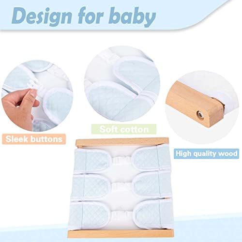 Montessori Wooden Toys for Dressing Learning Board Learning Basic Dressing Skills - Buttons, Snaps, Zippers, Belt Buckles Toys for Toddlers 1 2 3 4 Year Old Sensory Toy Gifts(Buckle Clothing) - Image 4
