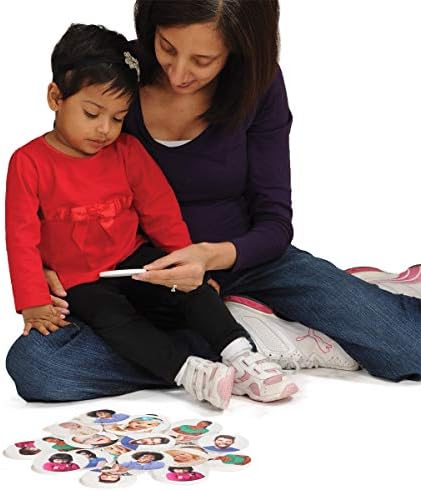Kaplan Early Learning Emotion Tiles Set of 20 - Real-Image Tiles Depicting a Variety of Feelings - Image 3