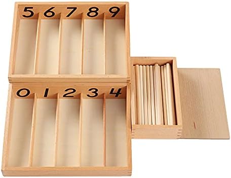 Montessori Spindle Box with 45 Spindles Math Toys for Toddlers 3 Years Old - Image 3