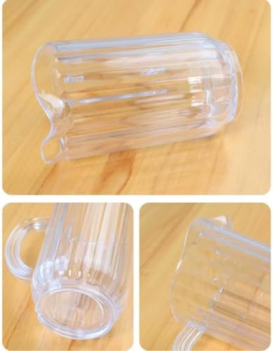 Montessori Plastic Water Pitcher, Clear Water Jug with Spout & Handle, Small Pitcher for Toddler Self-Care - Image 4