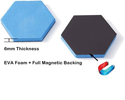 ZazzyKid Kids Magnetic Pattern Blocks Set: 216 PCS Geometric Shape Puzzles Tangram - STEM - Image 4