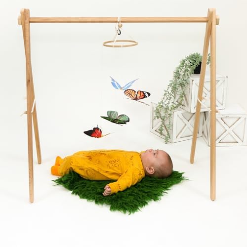 Montessori Baby Mobile Set – 6-Piece Handmade Visual Stimulating Mobiles (Munari, Gobbi, Octahedron, Dancer, Rainbow & Butterfly) for Newborn Nursery Décor - Image 7