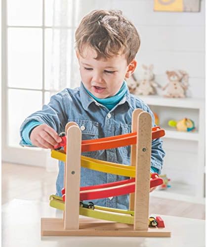 EverEarth Ramp Racer Wooden Race Track for Cars - Image 4
