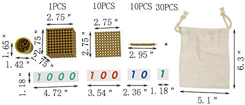 Kghios Montessori Golden Beads and Cards Math Toys Materials for Toddlers - Image 6
