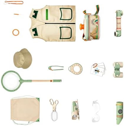 Curiosity Toy Set for Nature Watching Play with Goggles Binoculars Catching Tools and Learning Toy Family Outdoor Fun Curiosity Set - Image 6