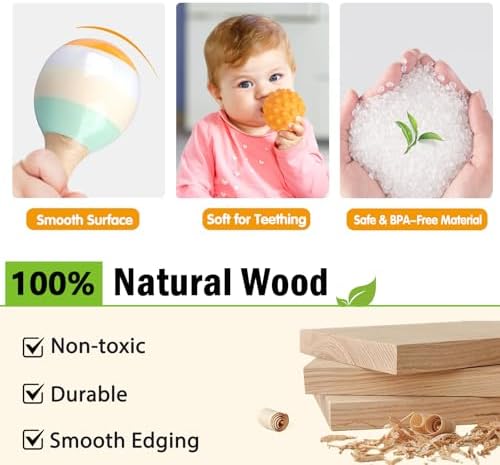 6-in-1 Montessori Baby Toy Set with Musical Instruments Toddler Baby Gift - Image 3