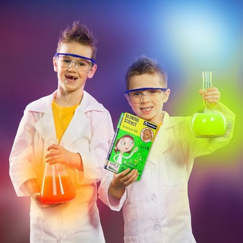 Einstein’s Glow in Dark Science Kit for Kids. STEM for Boys & Girls Aged 8 and Above. 18 Exciting Experiments Inside. Detailed Picture Guide Included. - Image 4