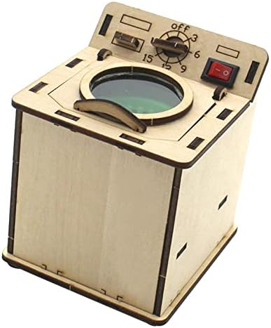 harayaa Wooden Science Experiment Kid Toy Washing Machine for Homeschool - Image 5