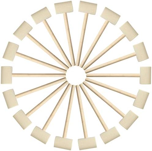 MIHEY 18 Pcs Mini Wooden Hammer Creative Pounding Educational Mallet by MIHEY