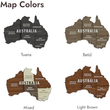 Colorfull Worlds, Multilayer 3D Wooden World Map, Travel Map States and Capitals, Wall Decor For New House, Gift For Travelers, Office Decor, Birthday Present,Living Room Decoration (2XL, Mixed) - Image 6