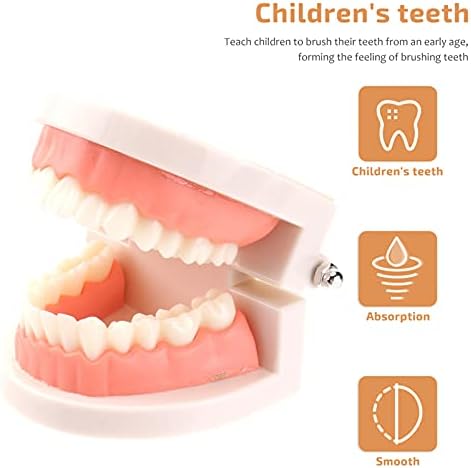 STOBOK Kids Toothbrush Set Montessori Teeth Brushing Toy with Wooden Brushes and Tray Educational Practical Life Model for Toddlers Preschool - Image 5