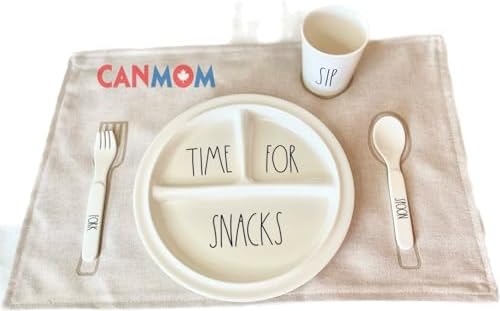 Montessori 100% Cotton Placemat & Napkin Set – Machine Washable Table Setting Mat for Kids, Handmade Practical Life Learning Tool - Image 4