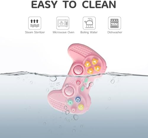 Hooku Silicone Teething Toys for Babies 0-6 Months, Teethers for Babies 6-12 Months, Remote Teether for Baby, Sensory Toys for Babies, Baby Chew Toys - Image 6