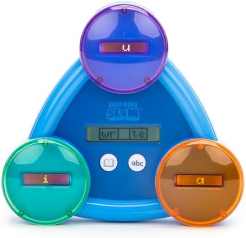 Educational Insights Sight Word Slam - Kindergarten Learning Activities, Sight Word Games, Electronic Phonics Flash Cards, Reading Games for Kids 5-7, Learn to Read CVC Words, Literacy Development by EducationalInsights