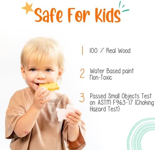 Klevly Large 3 Pk Wooden Toddler Puzzles Ages 2-4 | Wooden Puzzles for Toddlers 1-3 | Montessori Toys for 2 Year Old | Toddler Toys Age 2-4 | Educational | STEM - Image 3