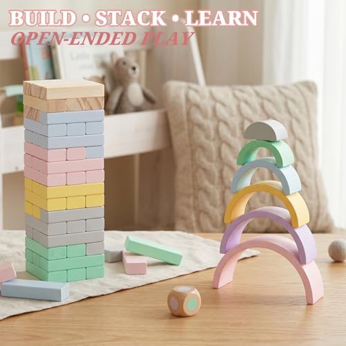 WOODENFUN Wooden Montessori Kids Toys Play Kit, Educational Learning Set - Image 6