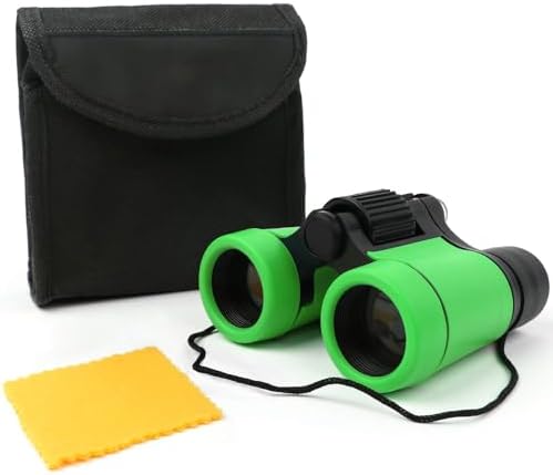 Scotamalone Kids Binoculars Shock Proof Toy Binoculars Set for Age 3-12 Years Old Boys Girls Bird Watching Educational Learning Hunting Hiking Birthday Presents by Scotamalone
