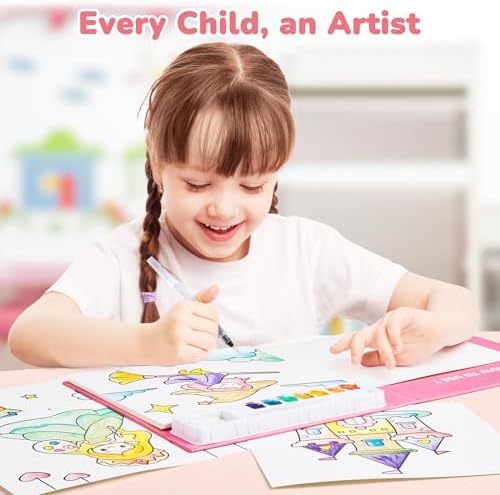 JoyCat Paint with Water Coloring Books for Toddlers (Magical Pony) - Image 3