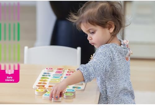 Jasey's Toy Chest Wooden Alphabet Puzzle | ABC Letter Learning Puzzle with Easy-Grip Pieces | Preschool Educational Toy for Toddlers Ages 18+ Months - Image 6