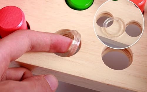 Montess Pounding and Hammering Wooden Toy, Hand-Eye Coordination Training, STEAM Toddler Toy - Image 5