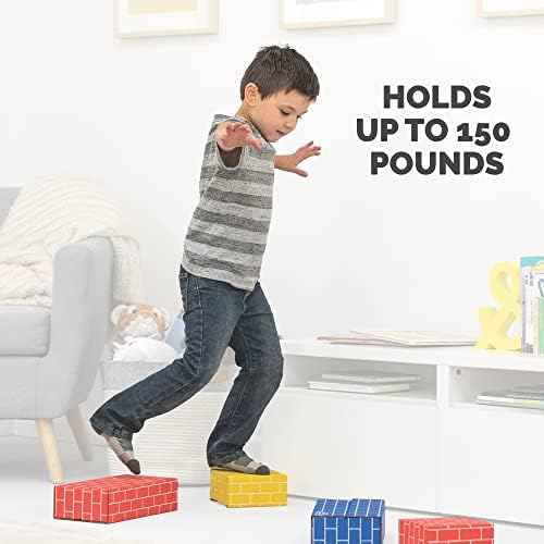 BB at Play Heavy Duty Kids Jumbo Cardboard Building Blocks, 20 PK - Image 3