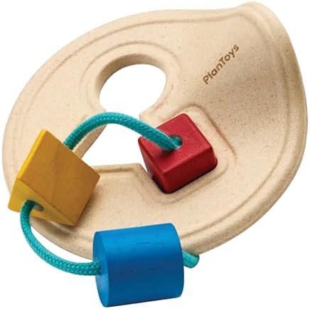 PlanToys® First Shape Sorter Wooden Sorting Toy for Toddlers 3+ Montessori by PlanToys