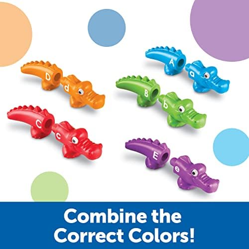 Learning Resources Snap-n-Learn Alphabet Alligators - Toddler Toys, Preschool ABC Activities, Fine Motor Skills, Alphabet Manipulatives, Phonetics and Reading, Sensory Gifts for Boys and Girls - Image 3