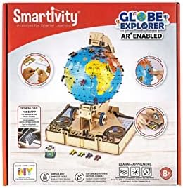 Smartivity Globe Explorer Wooden Model Engineering STEM Learning Toy for Kids Ages 8 and Up by SMARTIVITY