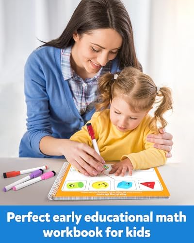 Coogam Math Learning Game for Kids Age 3-8, Number Tracing Handwriting Practice Workbook, Math Addition and Subtraction, Montessori Educational Preschool Learning Activities Gift Toy - Image 6
