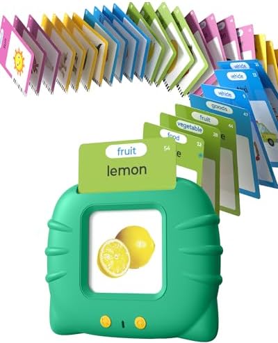 Airbition Talking Flash Cards for Toddlers 1 2 3 4 Year Olds, Green by Airbition
