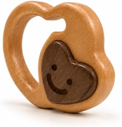 HippoToys Baby Teether Toys,Natural Wood Teething Toy for Babies 3-6 Months - Image 2