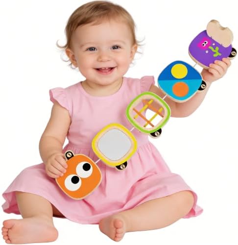 Montessori Busy Board for 1 Year Old, Toddler Travel Toys for Airplane, Car by ItainqWherePlayMeetsGrowth