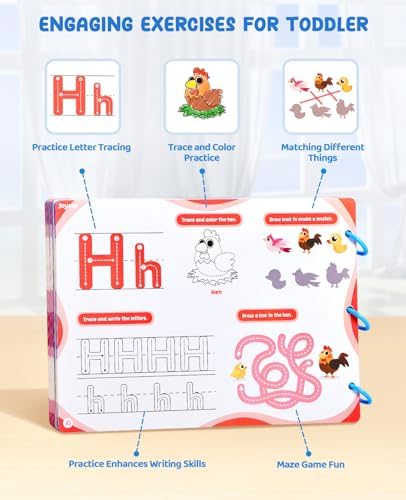 JoyCat Preschool Learning Activities 48 Reusable Pages for 3-8 - Image 5
