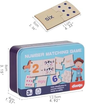 harayaa Numbers Puzzle Math Game Teaching Manipulatives Counting - Image 4
