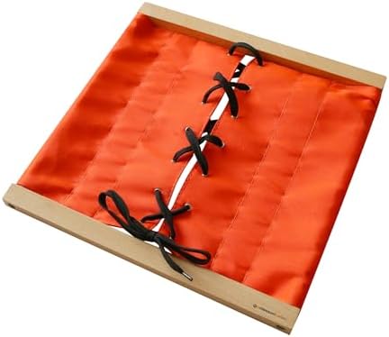 MONTESSORI OUTLET Lacing Frame | Practical Life Material for Toddlers & Preschoolers, Develop Fine Motor Skills & Independence (Ages 3-6) by MONTESSORIOUTLET