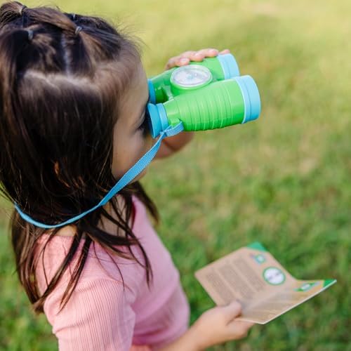 Melissa & Doug Let's Explore Binoculars & Compass Toy Play Set | Camping Play Sets for Children | Kids Binoculars | Gifts Boys & Girls Ages 3+ - Image 7