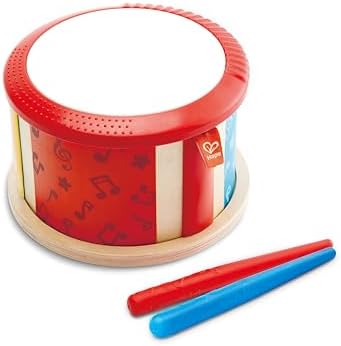 Hape Double-Sided Drum| Wooden Double-Side Musical Drum Instrument for Toddlers - Image 4