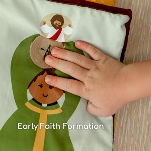 "Where is Jesus" Interactive Quiet Book for Young Believers - Discover Catholic Teachings with Engaging Exploration - Fun and Educational Tool for Early Faith Formation - Perfect Baptism Gift for Kids - Image 3